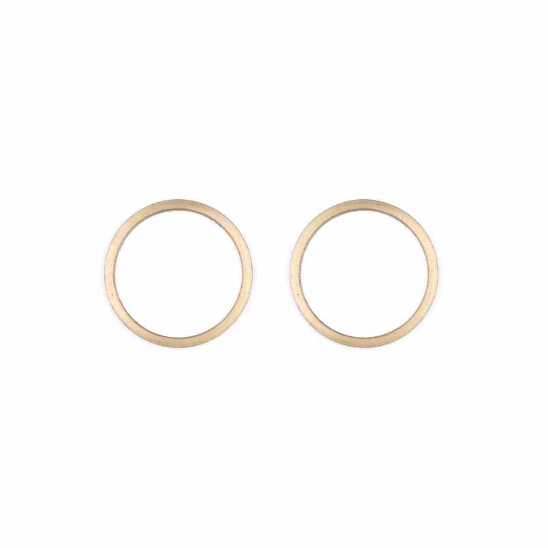 MSS Mamod Loco Spares - Brass Porthole Eye Rings (2)